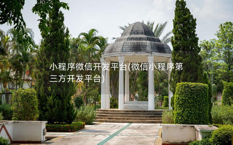 小程序微信開發(fā)平臺(tái)(微信小程序第三方開發(fā)平臺(tái))