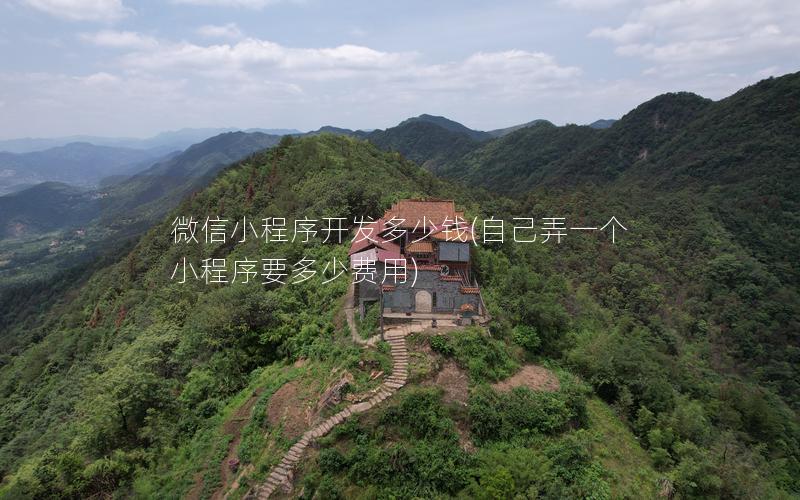 微信小程序開發(fā)多少錢(自己弄一個(gè)小程序要多少費(fèi)用)