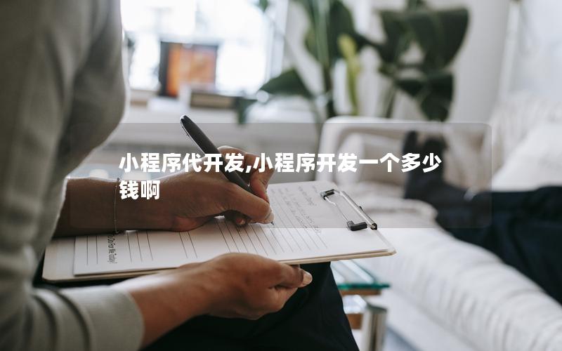 小程序代開發(fā),小程序開發(fā)一個多少錢啊